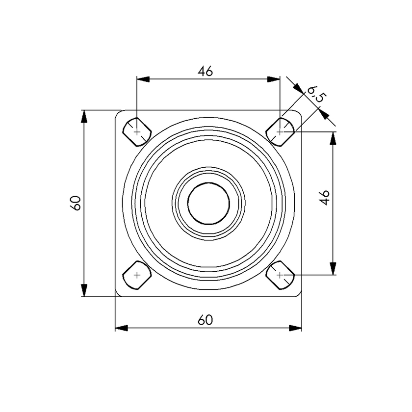 Länkhjul 125 mm - TPE-bana - Bild 2